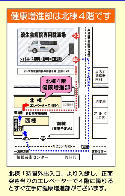 受付へのアクセス